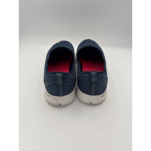 Skechers Womens Slip-On Walking Shoes Size 7 Navy Blue - Picture 4 of 6